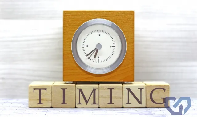 タイミングという文字