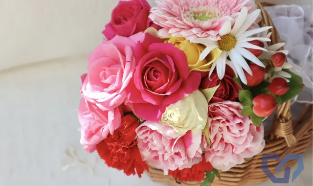 プレゼントの花