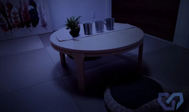 誰もいないはずの室内