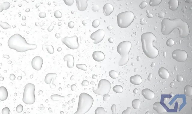 濡れている車体