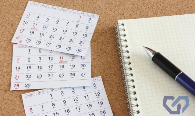 カレンダーとメモ