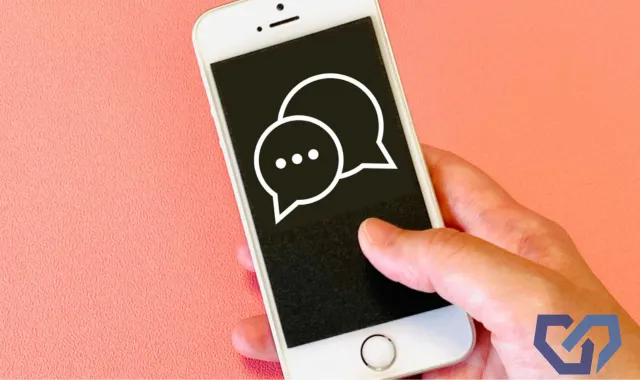 スマホに吹き出し