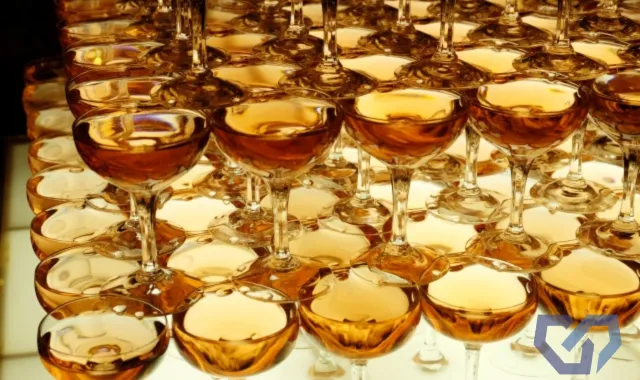 シャンパンタワーの写真