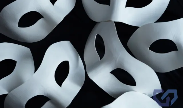 匿名の相手が監視するイメージ