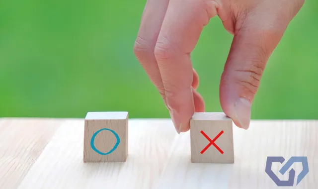 丸かバツか選択する