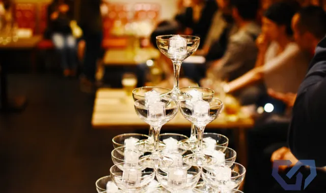 シャンパンタワー