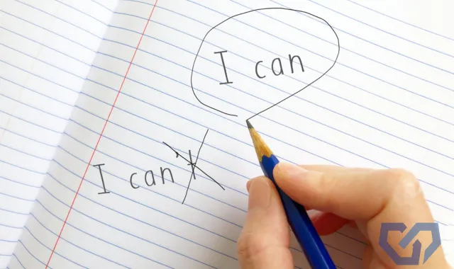 「I can」に〇がついている