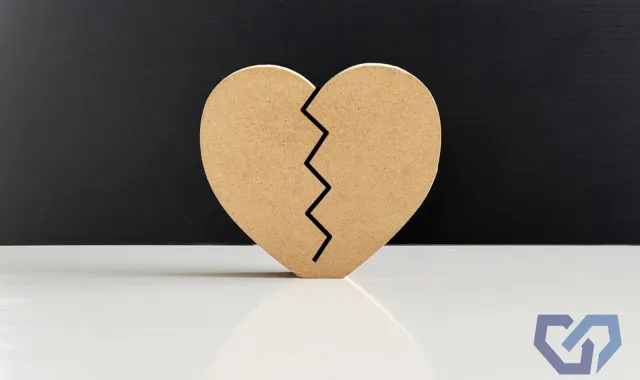 ひび割れたハート