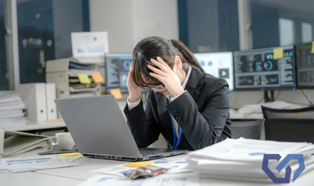 疲労を抱える社員